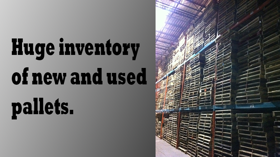 Huge pallet inventory